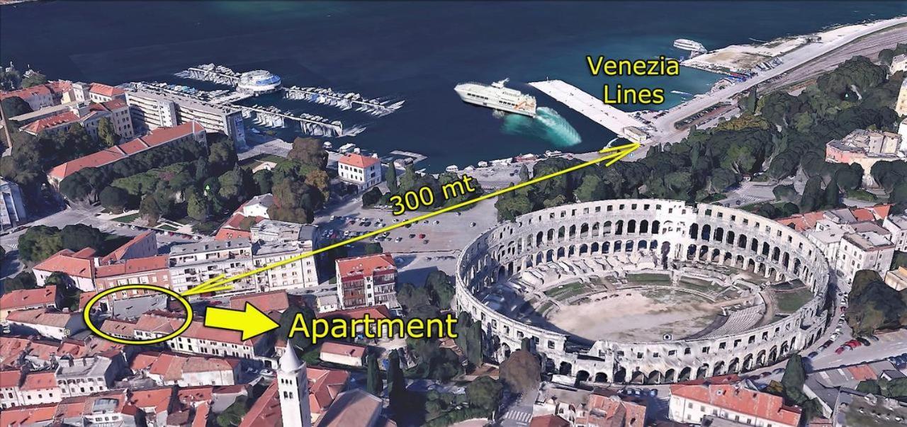 Apartament Colosseum View Pula Exteriér fotografie